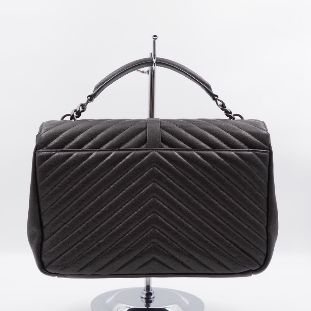 CG10 💟 Saint Laurent Leather College Large - Picture 3 of 16